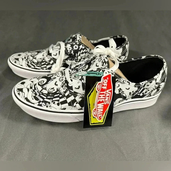 Vans x Nightmare Before Christmas Authentic CumfyCush Men's 12  NEW - Picture 9 of 12
